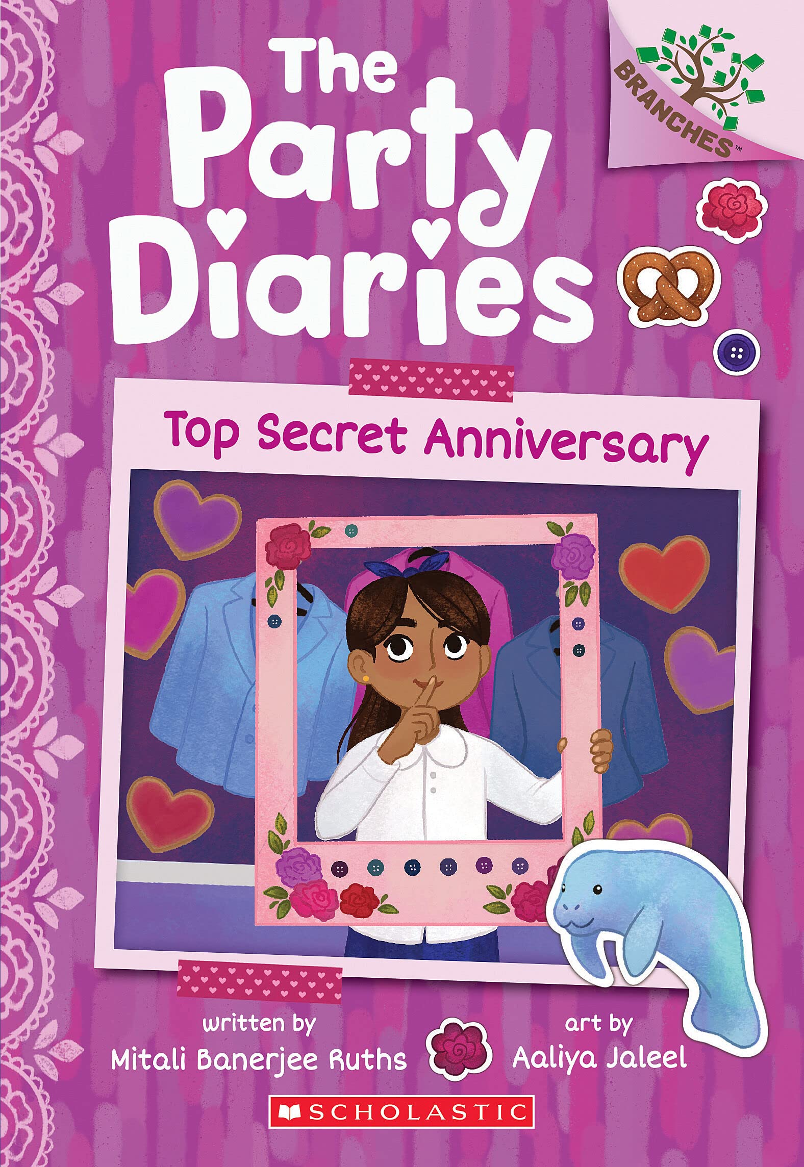 Cover of Top Secret Anniversary: A Branches Book (The Party Diaries #3)