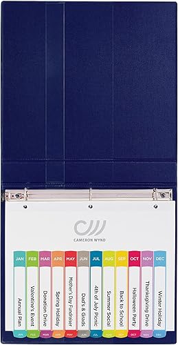 Miniatura 8 de Avery Jan-Dec - Divisores personalizables de tabla de contenido para carpetas de 3 anillas, juegos de 12 pestañas, multicolor, 3 juegos de