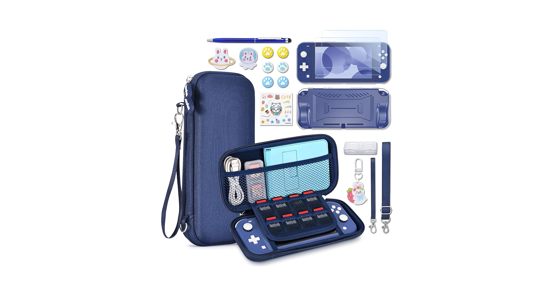 Amazon.com: innoAura Switch Lite Case 18-in-1 Accessories