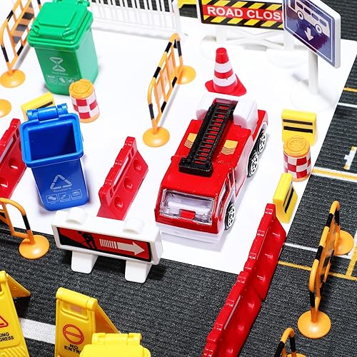 Miniatura 6 de Señales de tráfico de tráfico, señales de tráfico, señales de tráfico, luz de cruce, señales de carreteras, juguetes para educación de seguridad,