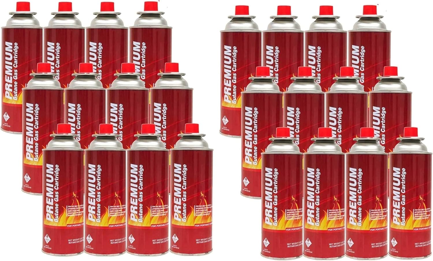 Amazon.com : Butane Fuel Canisters for Portable Camping Stoves,Gas ...