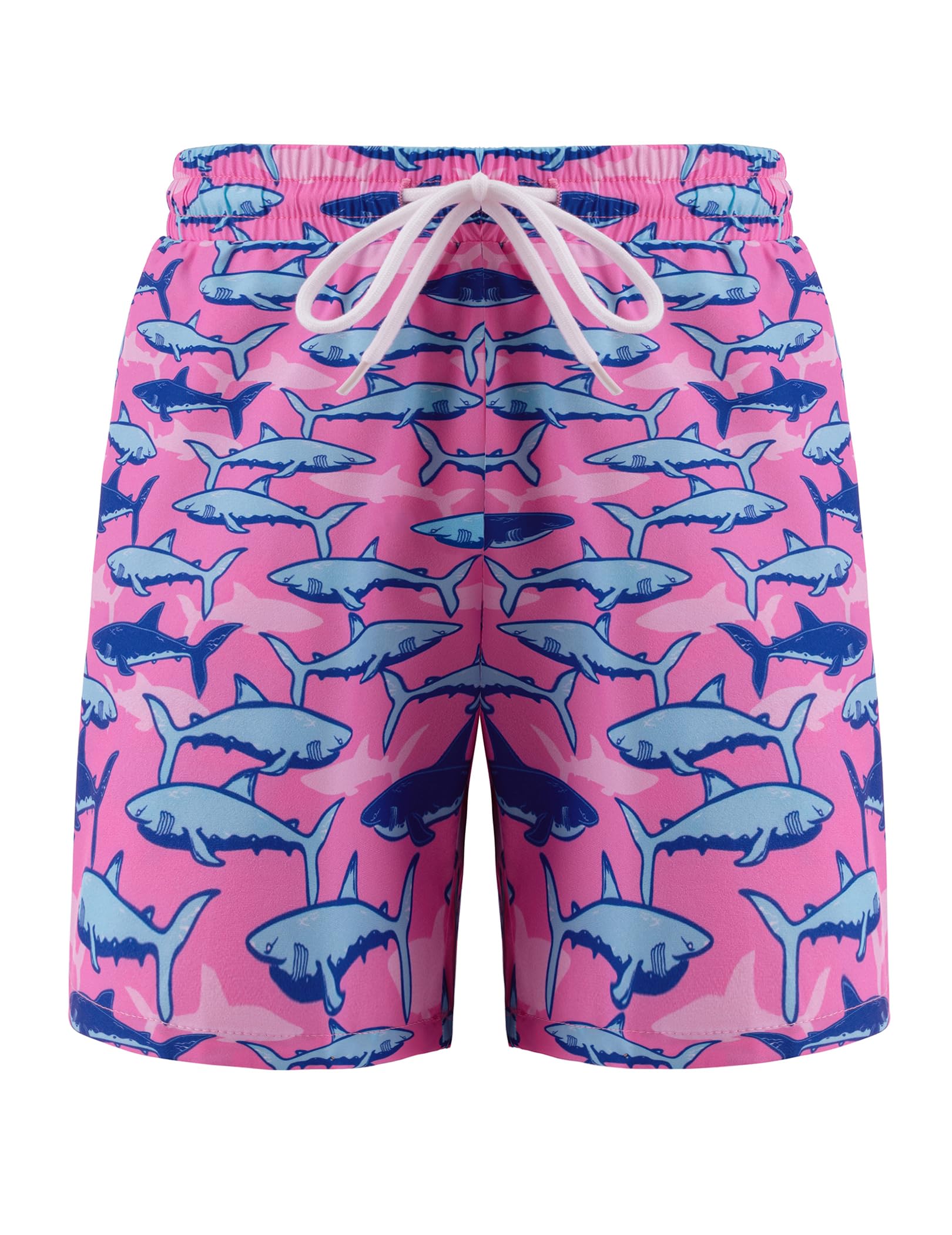 Arshiner Badehose Jungen Badeshorts Kinder Tier Traktor Geometrie Hawaii mit Mesh-Futter Kordelzug Taille Schwimmhose Schnelltrocknend Sommer Strand Boardshorts Schwimmshorts für Junge 5-14 Jahre