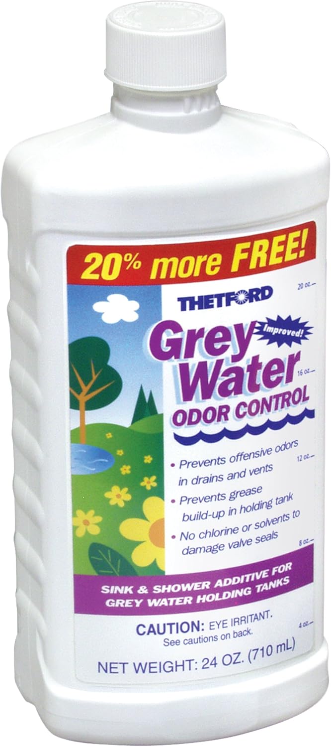 Grey Water Odor Control - RV Grey Water Tank Treatment, 24 oz - Thetford 15842 : Automotive