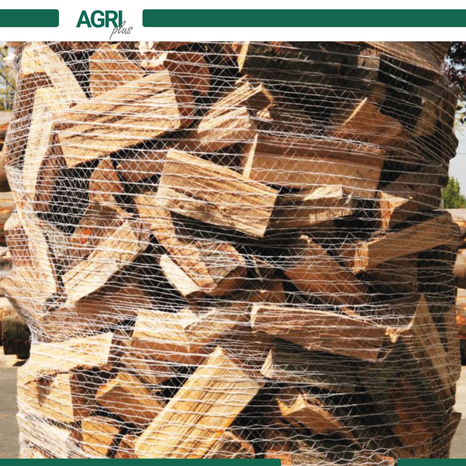 Filet à langer pour palettes AGRI plus 0,5 m x 1000 m Blanc Cœur 76 mm Indéchirable flexible