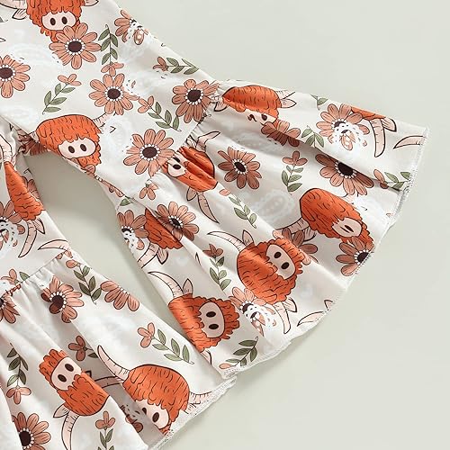 Miniatura 18 de Rtnnsbbfcm Ropa de verano para bebé recién nacida, con volantes, sin mangas, acanalado, mameluco de vaca, floral, pantalones acampanados, diadema