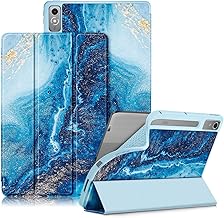 DINGGUAGUA Tablet Case for Lenovo Tab P12 12.7 Inch 2023 TB371FC,Ultra Slim Tablet Case with Stand Function,The Waves