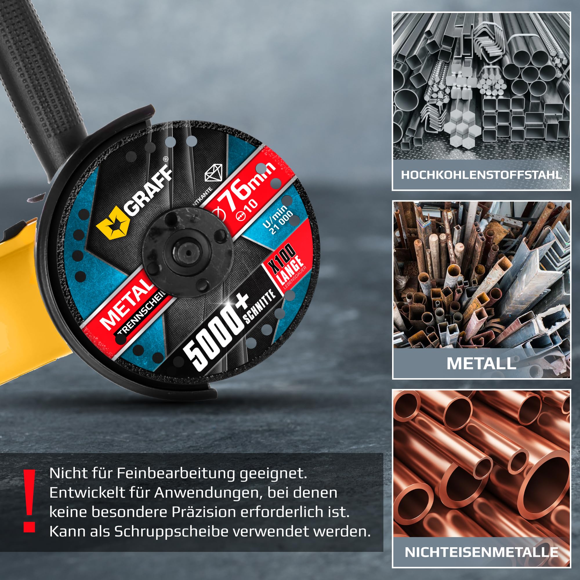 Metabo Trennscheiben Metall 125 mm 10 Stück kaufen bei Metabo Trennscheiben Metall 125 mm 10 Stück kaufen bei