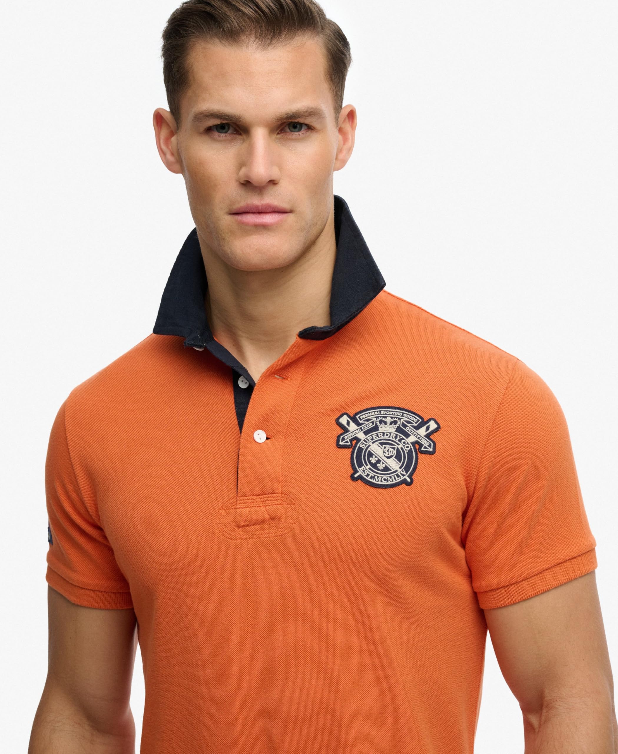 Superdry Vintage Pique Rugby Polo Shirt para Hombre