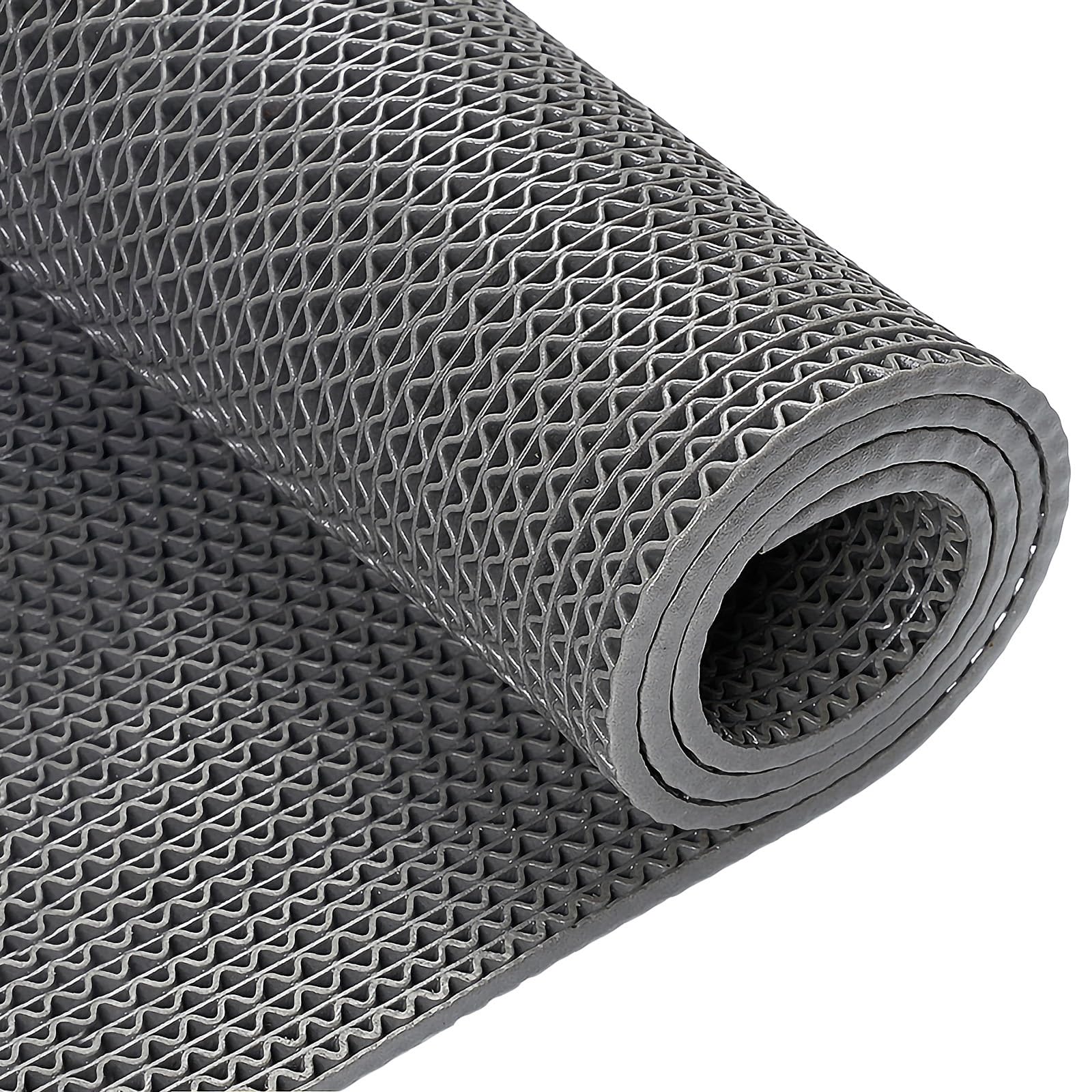 Tapis de sol de drainage en PVC gris de 5 mm pour zones humides