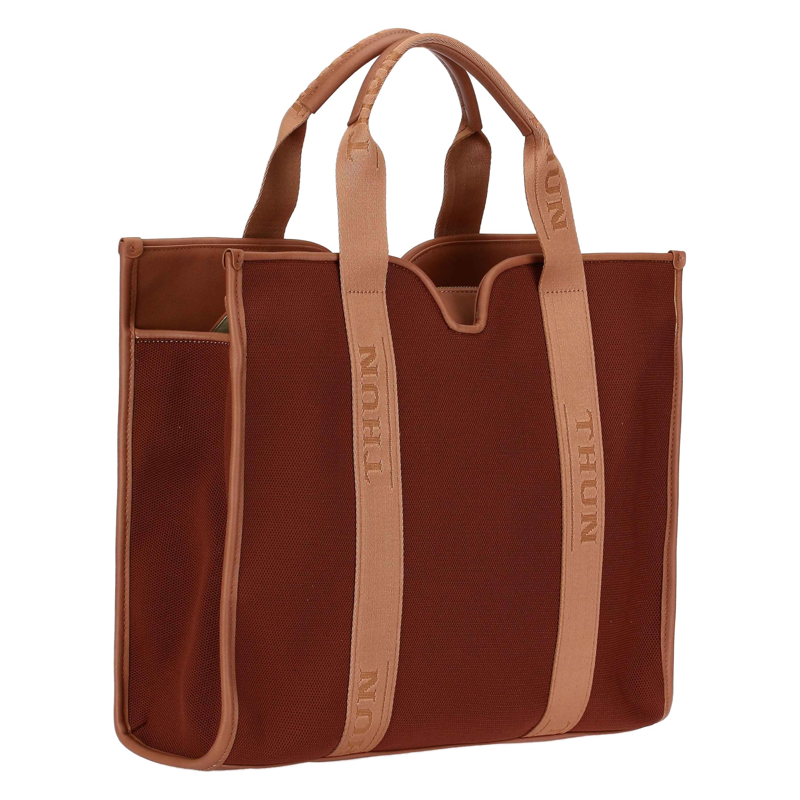 THUN - Shopper, grande - poliestere, PU, metallo - Collezione Sempre con me - 40 x 13 x 35 cm