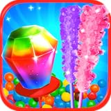 Ring Pops & Rock Candy Maker - Kids Rainbow Cooking Games