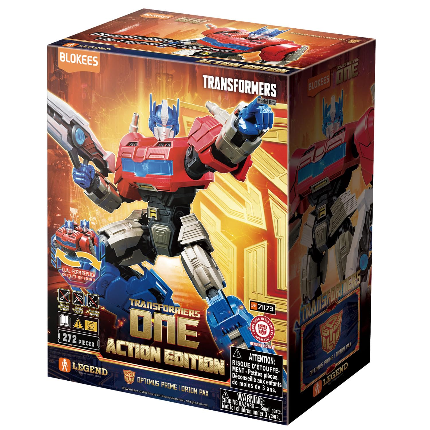 Blokees Transformers Action Edition: Transformers One - AE04 Optimus Prime Orion Pax 71173