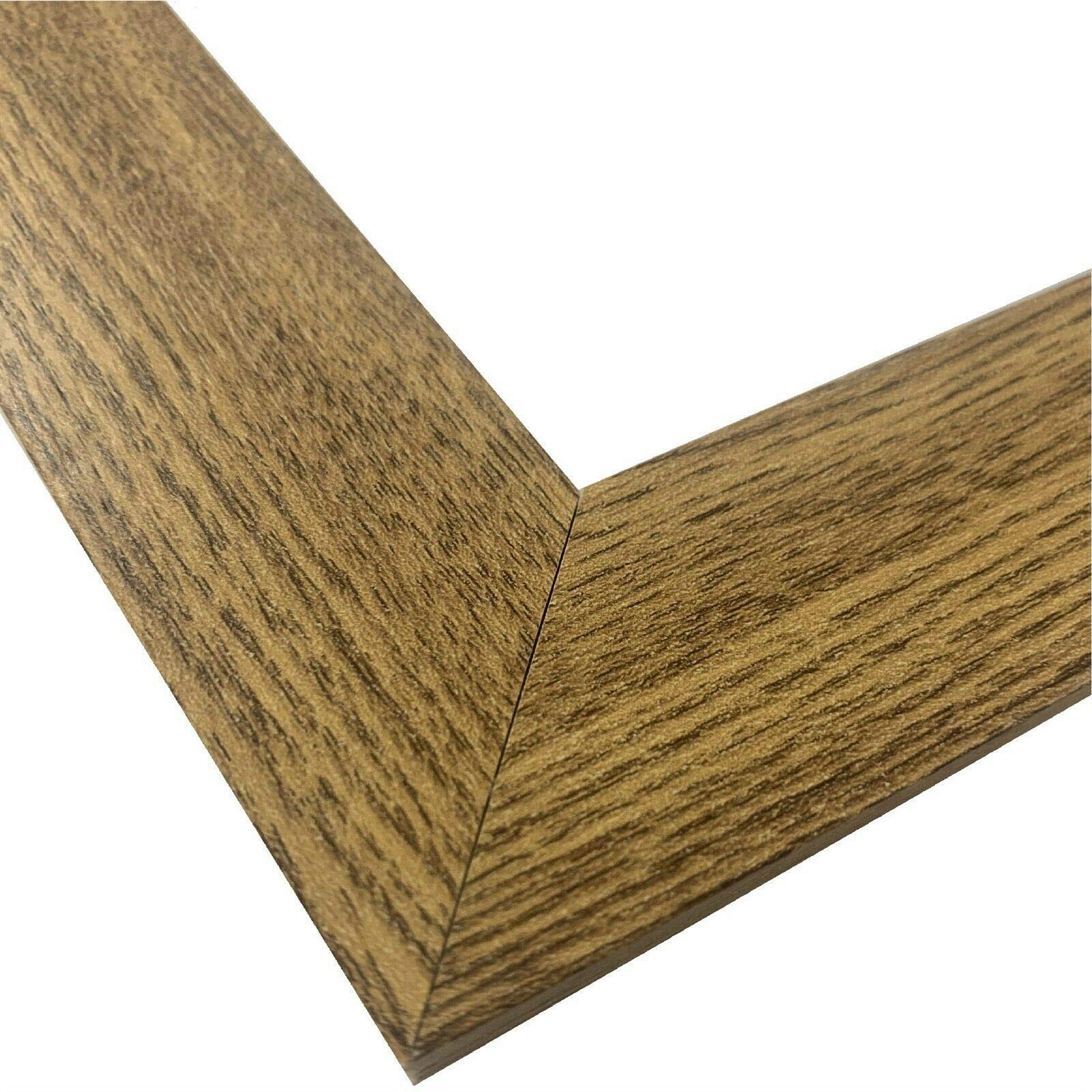 US Art 20x31 Light Oak Flat 1.25 Inch, Smooth Wrapped Finish Wood Composite Wall Decor Picture Poster Frame