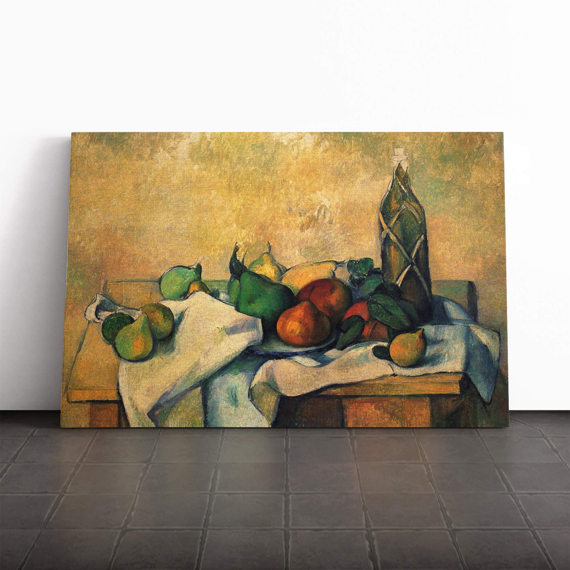 Paul Cezanne Still Life (5) Canvas Print | Gallery Wrapped 30mm Frame Wall Art | 20x14 inches | Ready to Hang | Modern Still Life Picture | Living Room Bedroom Lounge Office