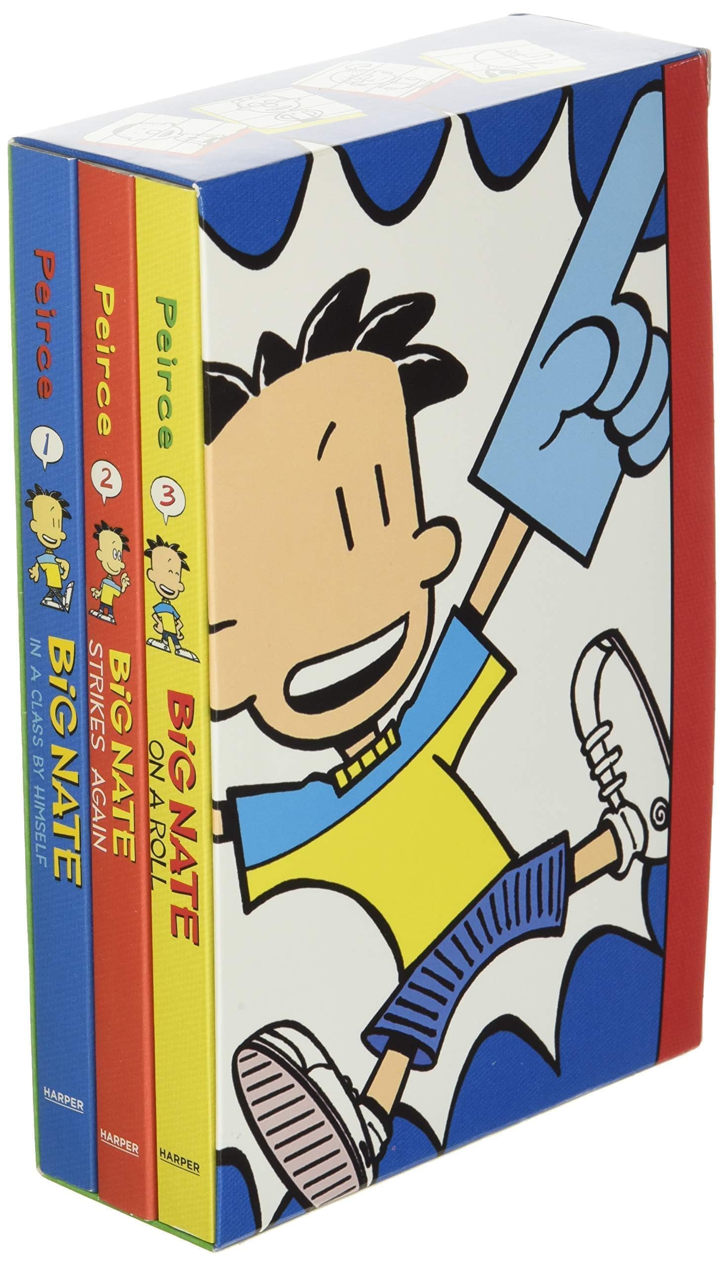 Big Nate Triple Play Box Set: Big Nate: In a Class by Himself, Big Nate Strikes Again, Big Nate on a Roll