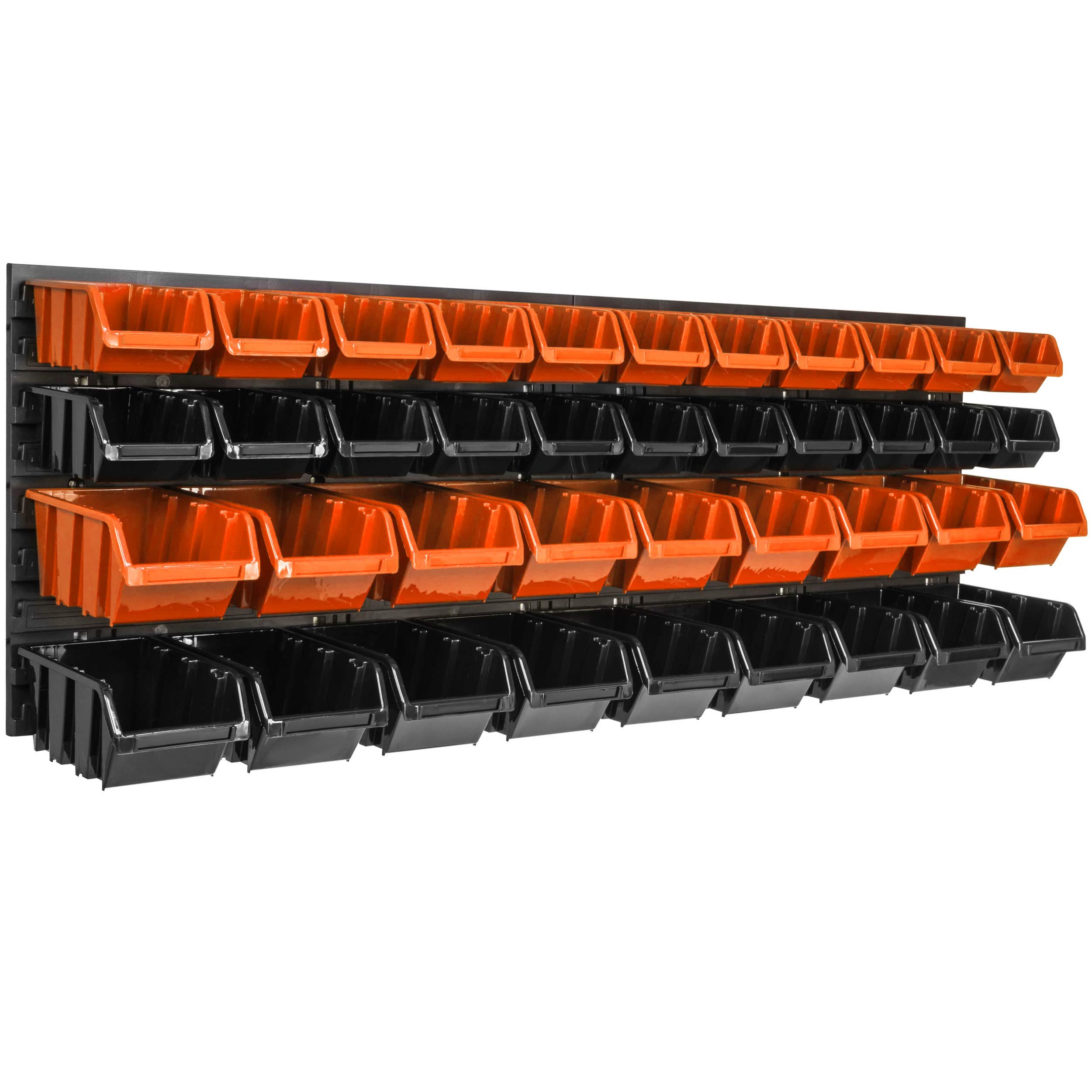 40 szt. pudełek system magazynowy regał ścienny 115 x 39 cm pojemniki do układania w stos pojemniki do przechowywania magazynów magazynowych bardzo mocne płyty ścienne regał rozszerzalny regał warsztatowy regał magazynowy regał ścienny regał ścienny regał