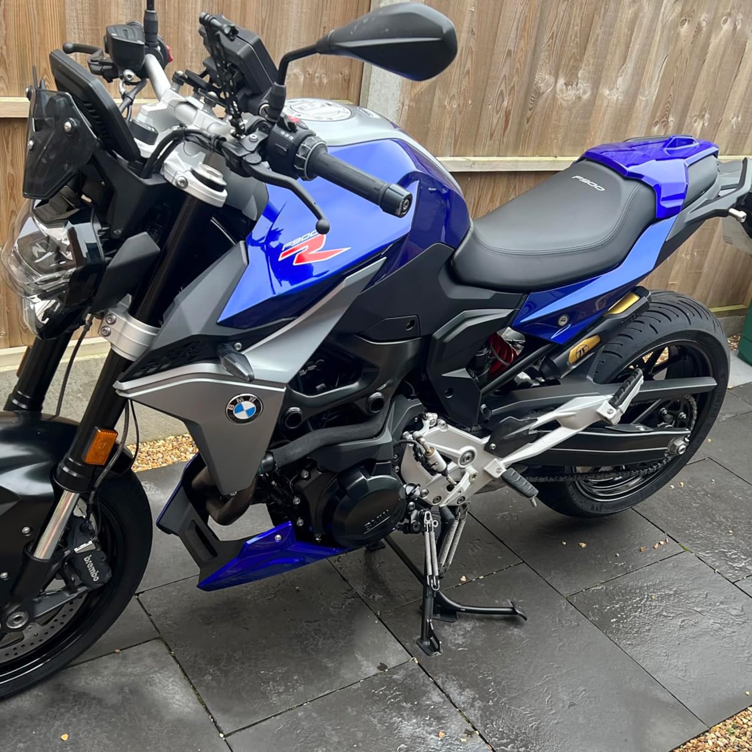 Motorrad Soziusabdeckung Heckabdeckung für BMW F900R F 900 R 2020-2024, Blau