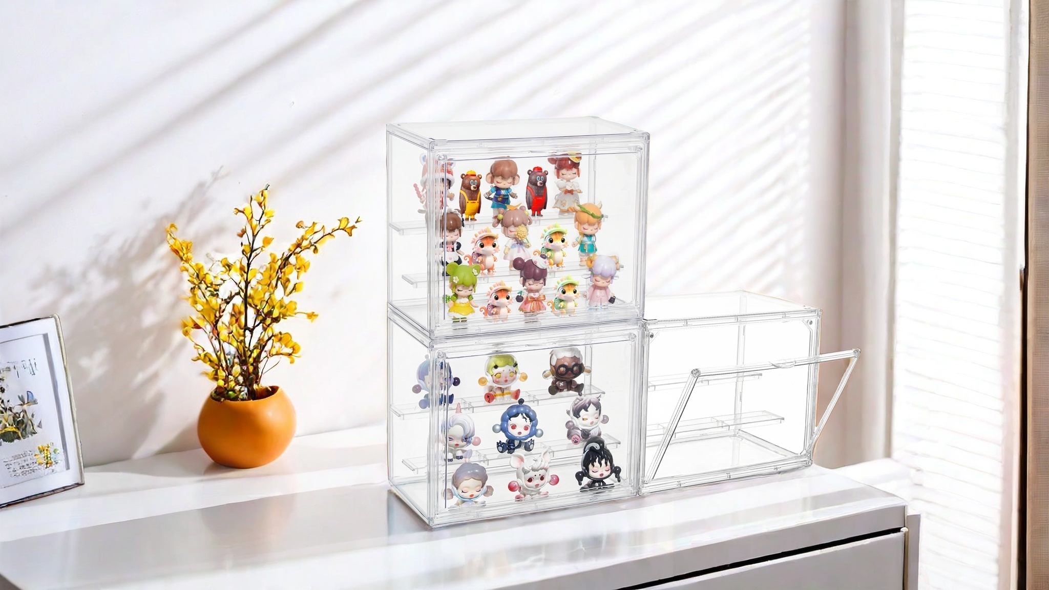 Amazon.com: Acrylic Display Case,3 Layer Clear Display Case