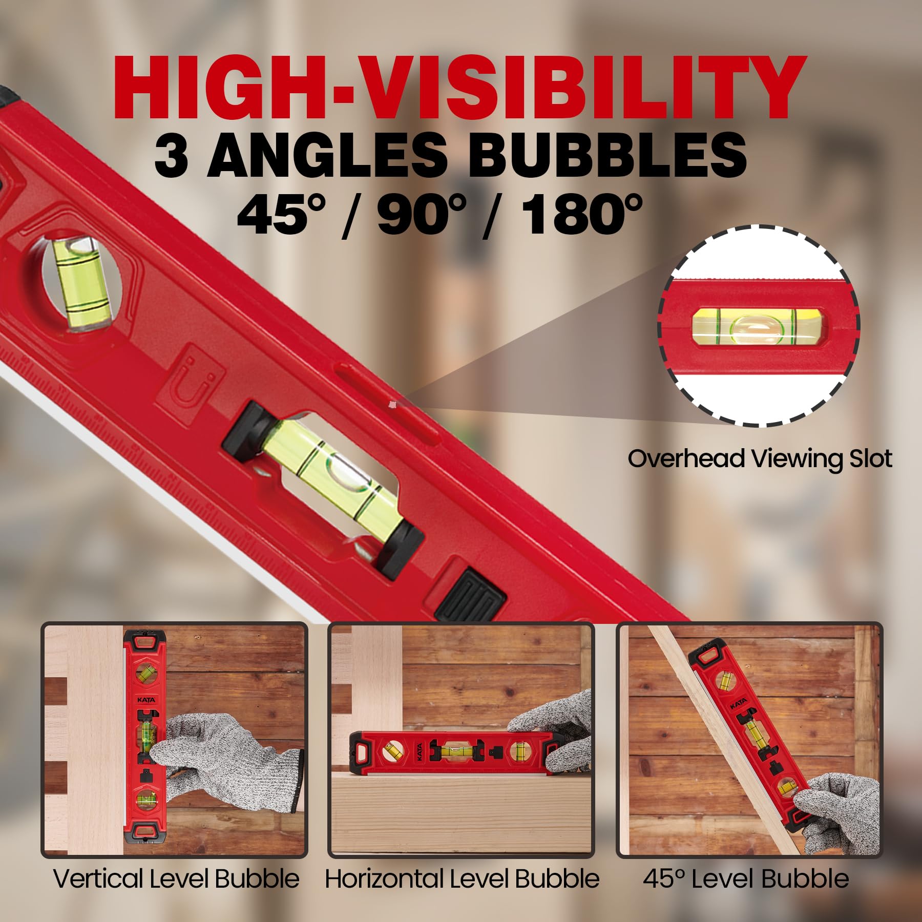 KATA 9" Magnetic Level - DIY Projects -8
