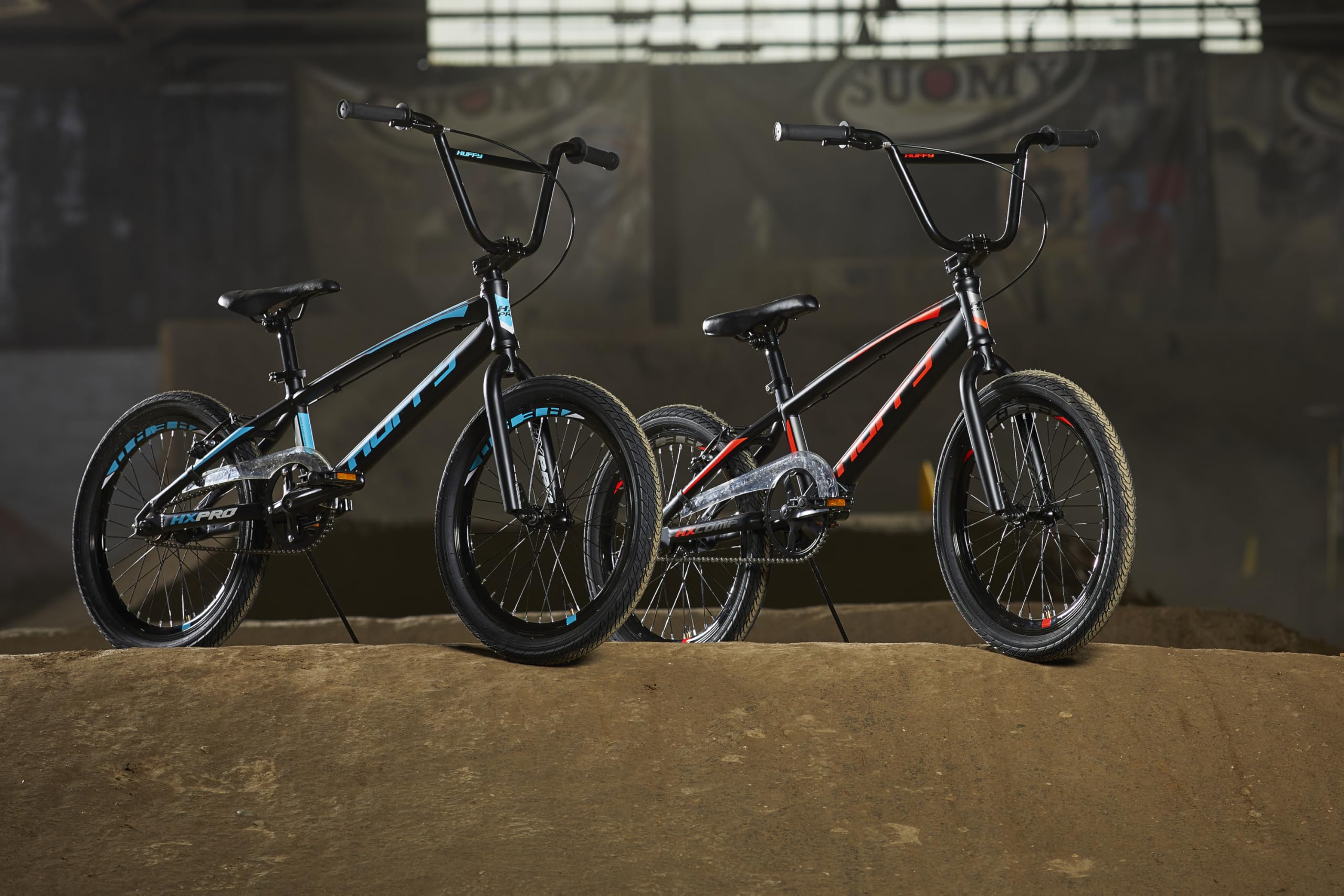 HX Pro 20-Zoll Aluminium BMX Race Bike, Schwarz und Blau oder Schwarz Blau