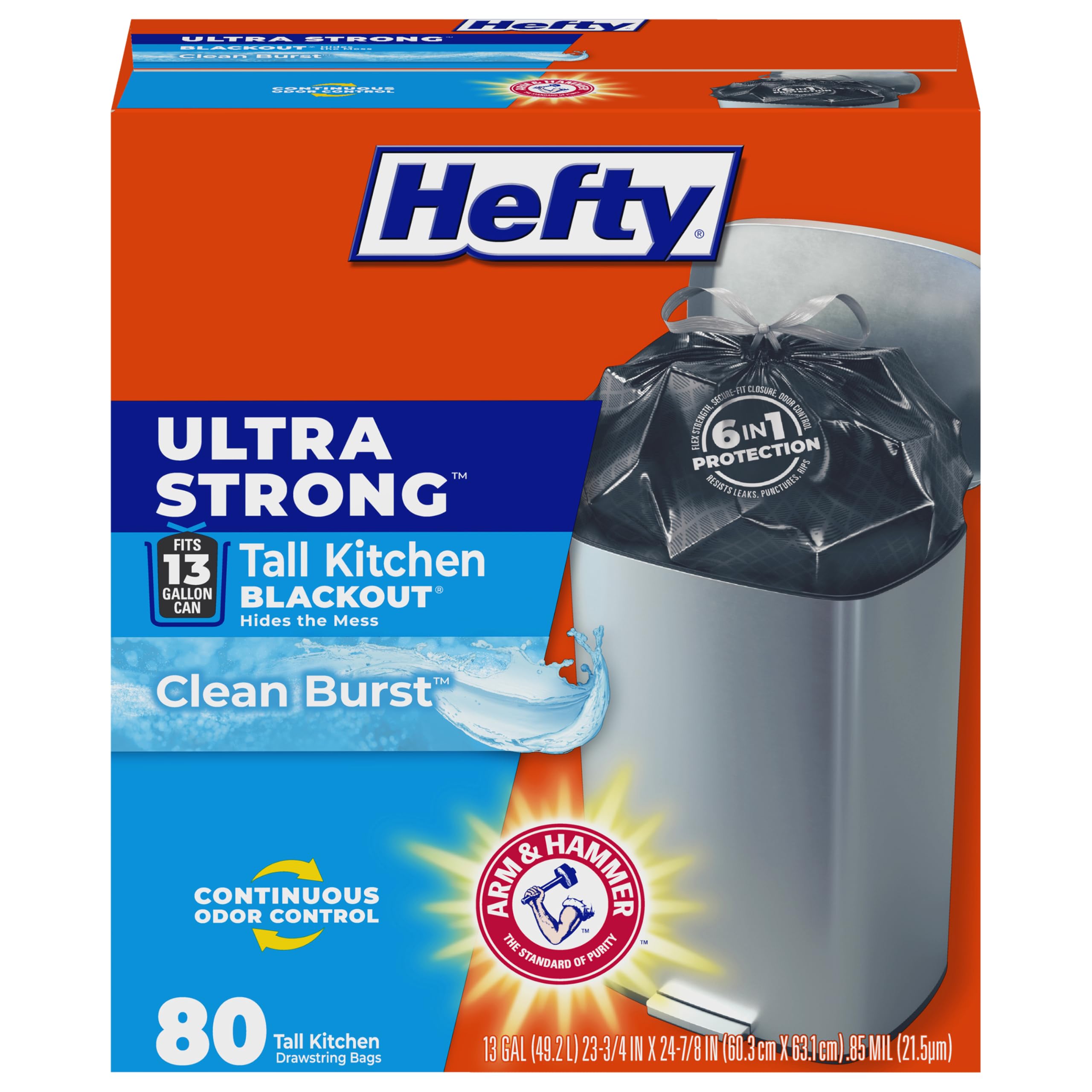 Hefty Trash Bag - 80 Count