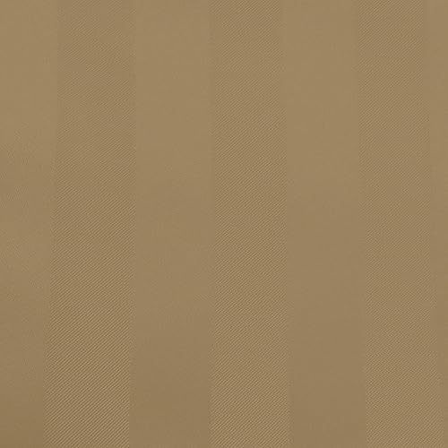 Miniatura 2 de Ultimate Textile Mantel rectangular de rayas satinadas, 72.0 x 107.9 in, color marrón oscuro