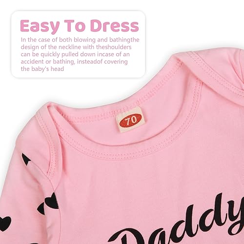 Miniatura 5 de Vestido para bebé recién nacida de 0 a 6 meses, camisones para niña, regalo para bebés y niñas, traje para hermana pequeña recién nacida y trajes