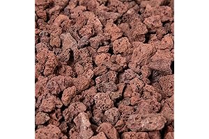 5lbs Natural Lava Rocks Fire Stone Granules, Volcanic Fire Pit Lava Rocks...