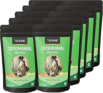 TE-A-ME - Ceremonial Matcha Tea | 500g (330 Servings)| 100% Pure Super Premium Grade | Japanese Ceremonial Matcha Green Tea Powder | 100% Pure & Authentic | Japanese Superfood