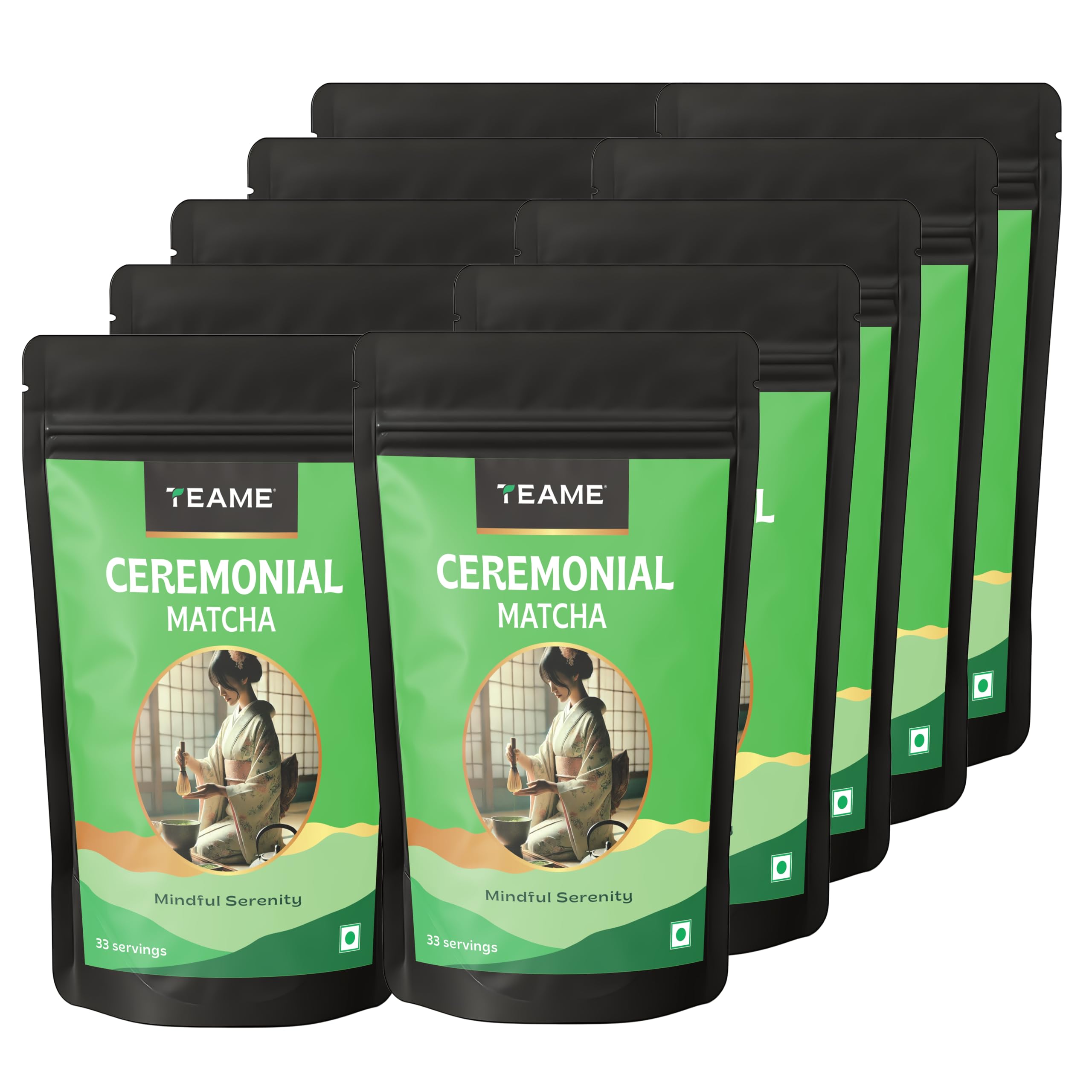 TE-A-ME - Ceremonial Matcha Tea | 500g (330 Servings)| 100% Pure Super Premium Grade | Japanese Ceremonial Matcha Green Tea Powder | 100% Pure & Authentic | Japanese Superfood