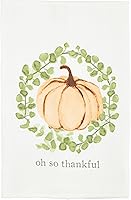 Vista 5 de Mud Pie Toalla de mano de otoño, otoño, 14" x 21