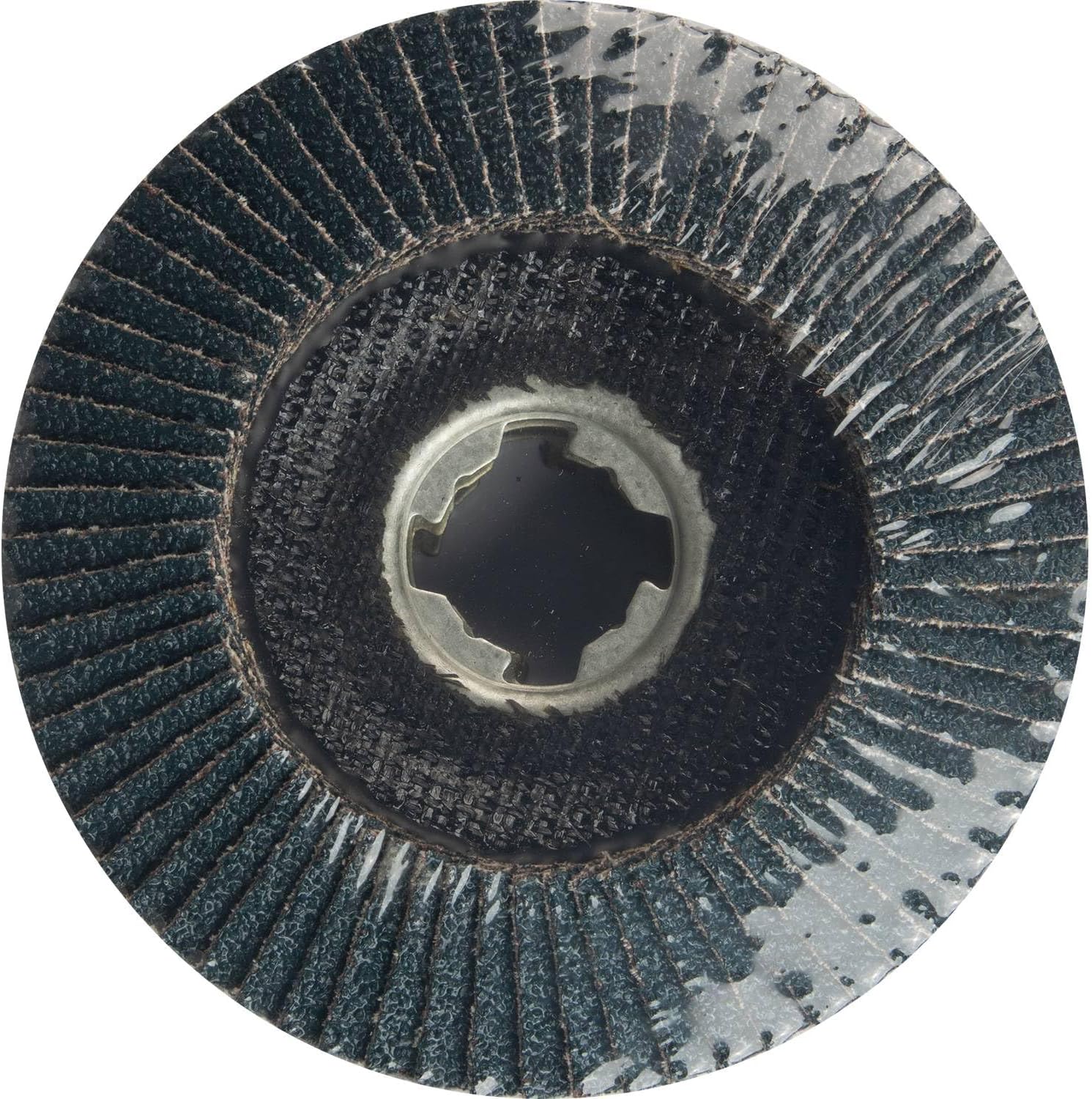 Makita T-03894-3 X-Lock 4‑1/2" 40 Grit Type 29 Angled Grinding and Polishing Flap Disc for X-Lock and All 7/8" Arbor Grinders, 3/pk