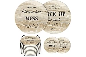 LIFVER Funny Coasters "White Elephant Gifts for Adults"