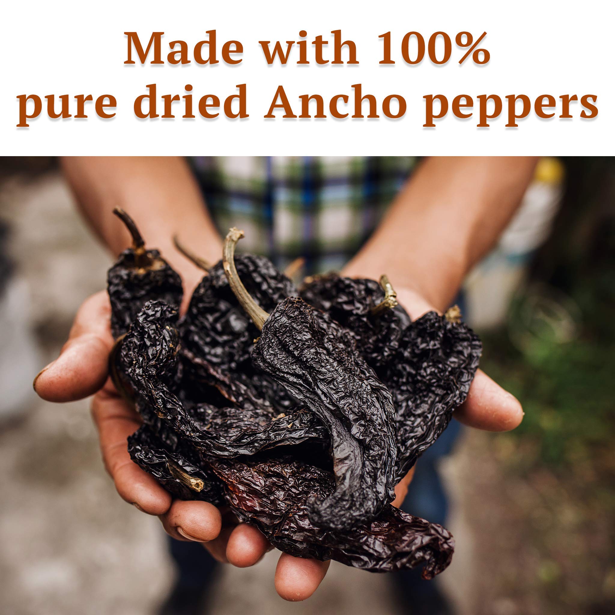 Ole Rico Ancho Chile Powder 4 oz Pure Ground Chili Natural