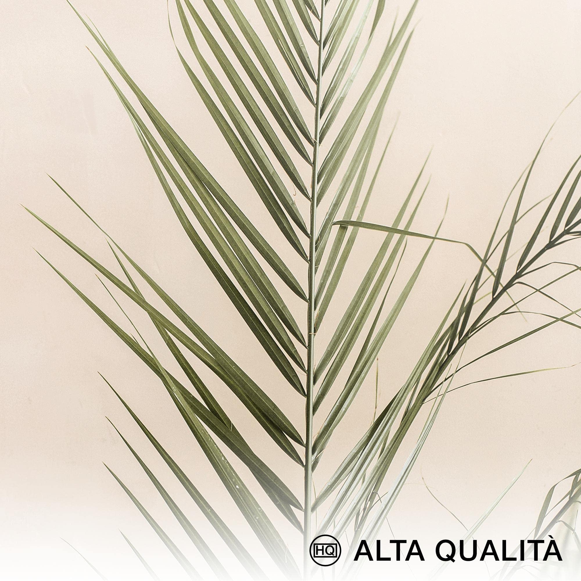 Novart Quadros - Completamente Pronto Da Appendere - Immagini - Boho Pampas Grass - 7 Pezzi Set Moderni - N005871a
