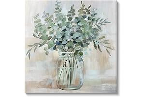 Bathroom Wall Decoration: Stupell Industries' Botanical Canvas Art