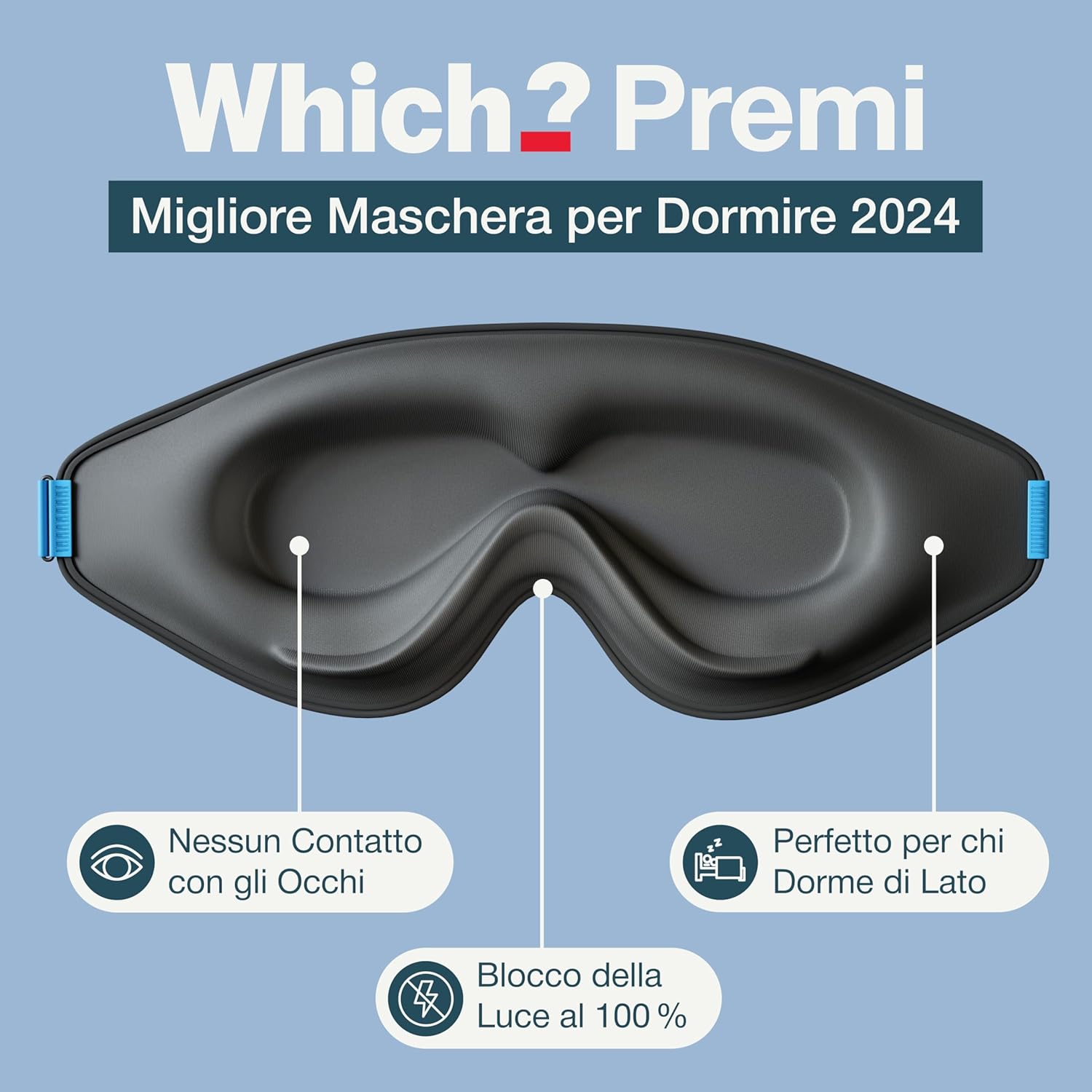MyHalos® Mascherina per Dormire immagine 5