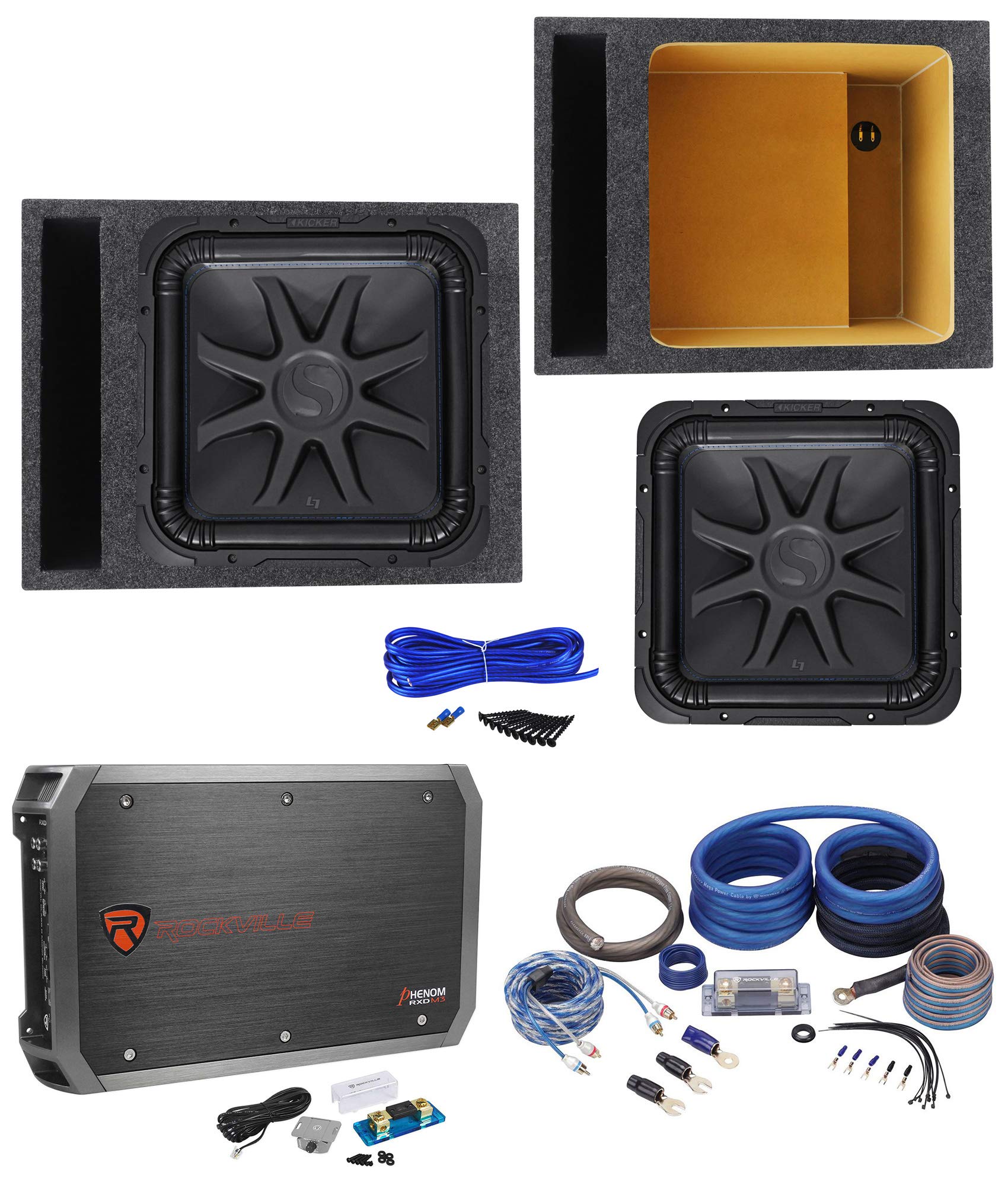 Amazon.co.jp: KICKER L7S152 15インチ Solobaric L7S 車用サブ