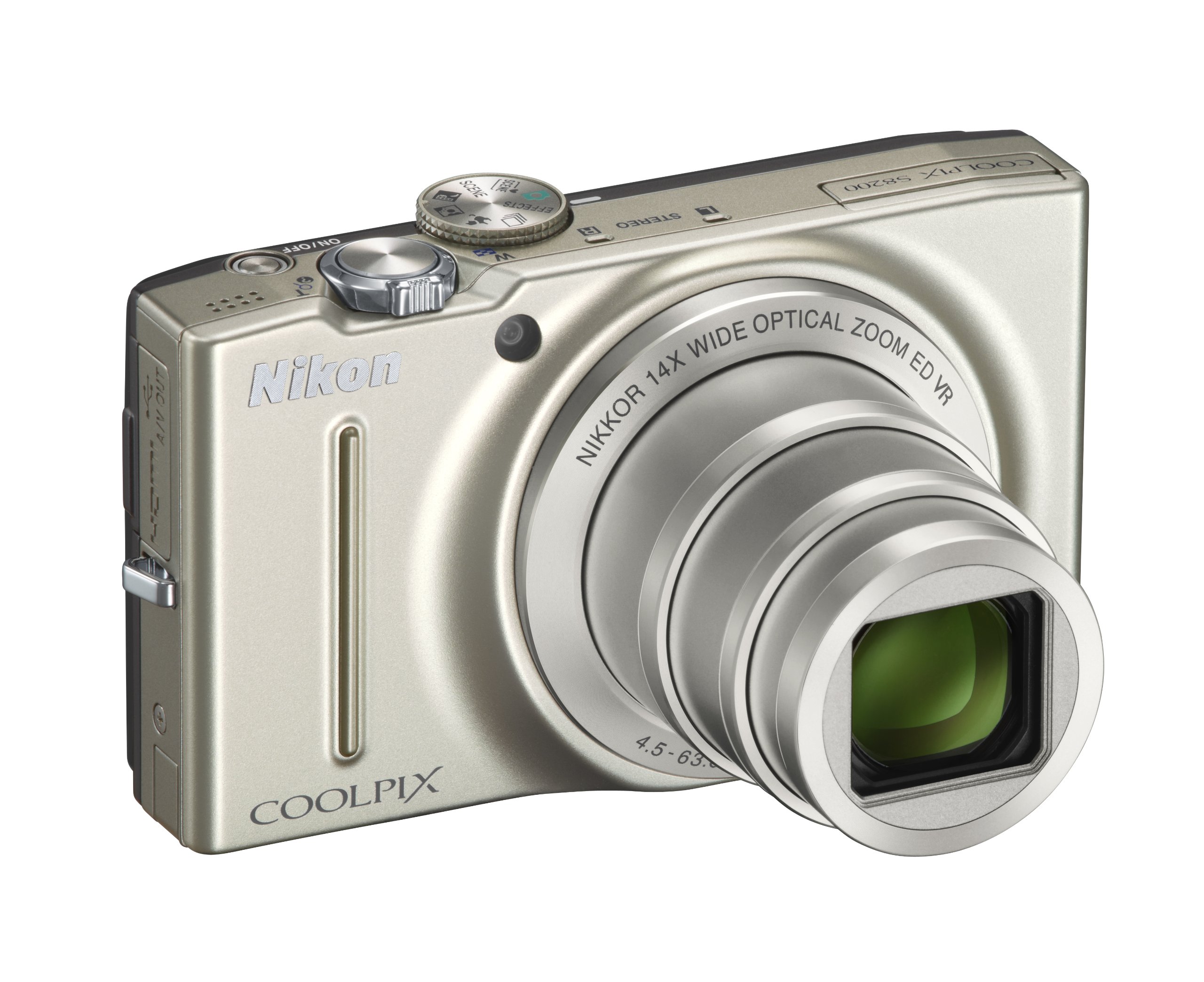 Amazon.co.jp: Nikon COOLPIX Digital Camera S8200 Platinum Silver 