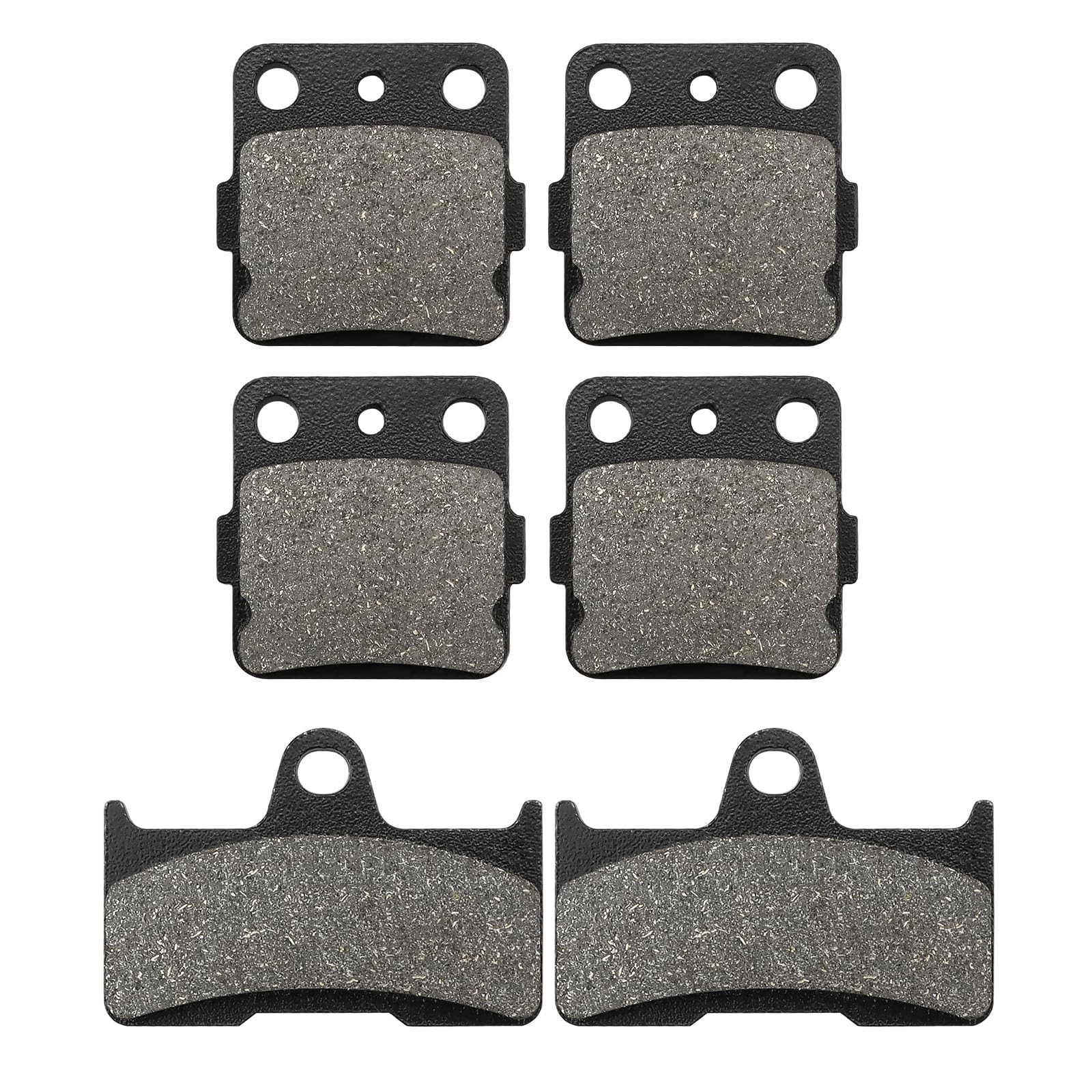 ZICOOFront and Rear Brake Pads Compatible with Yamaha Grizzly 660 YFM 660 4x4 YFM660F YFM660FA YFM660FAH YFM660FG YFM660FGH YFM660FH 2002 2003 2004 2005 2006 2007 2008