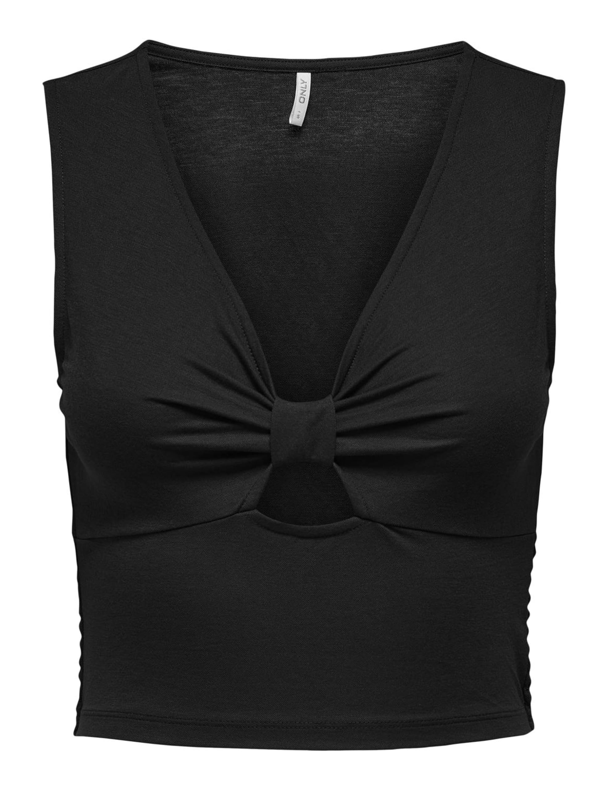 ONLY Women's Onljany S/L Twist Top JRS, Black, M