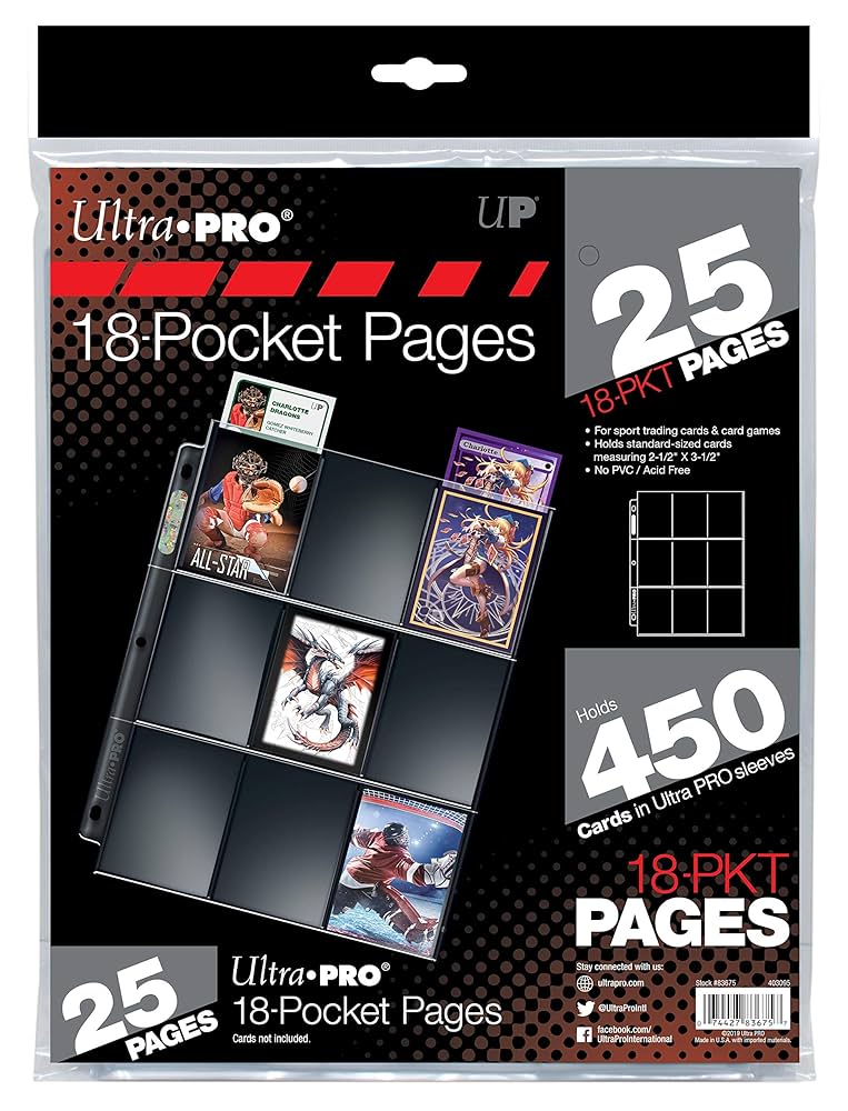 Ultra Pro Binder おたから Amazon.com: Ultra Pro: 9-Pocket Pokémon Full-View Pro Binder