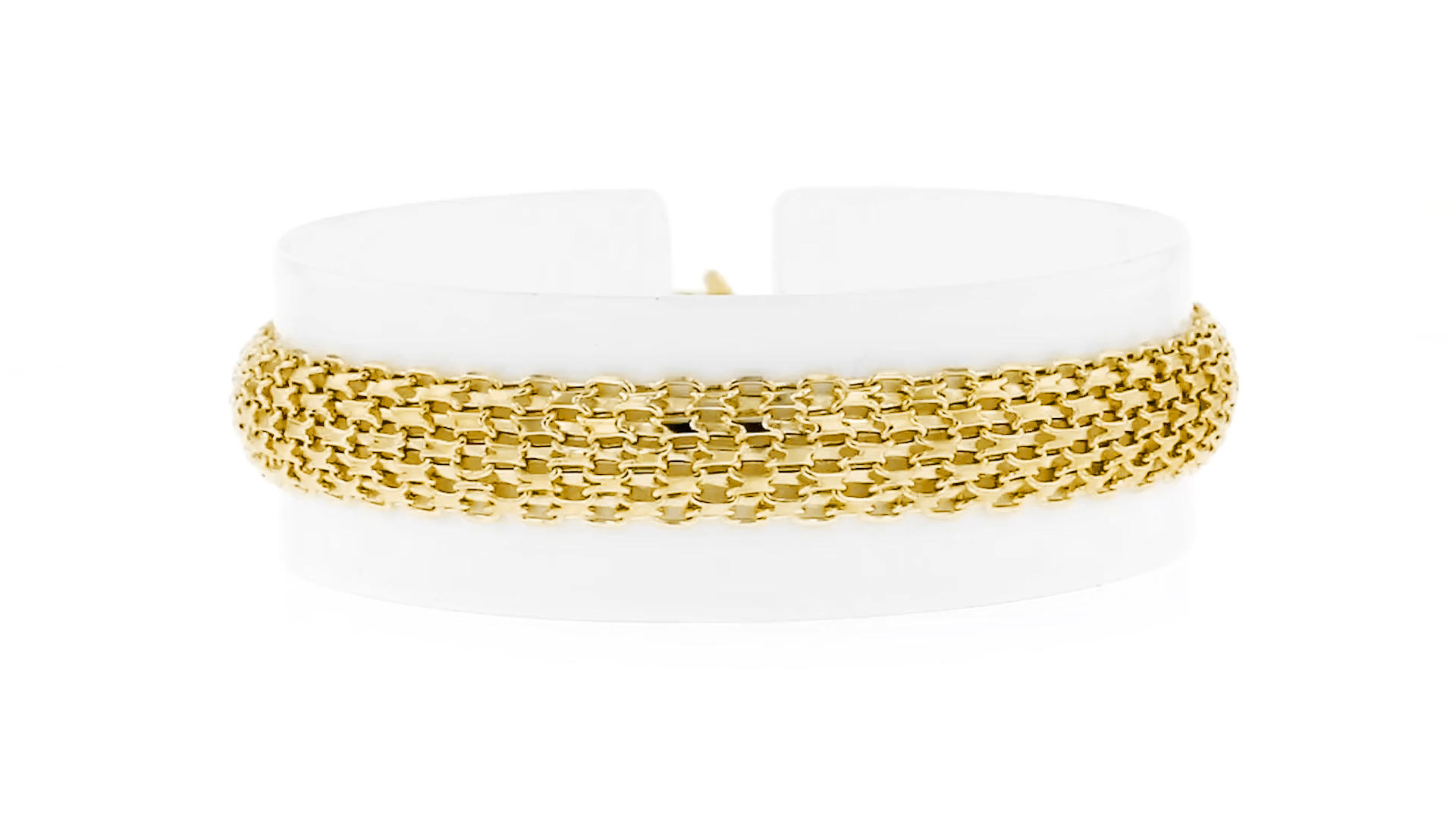 Amazon.com: Ross-Simons Italian 14kt Yellow Gold Bismark-Link