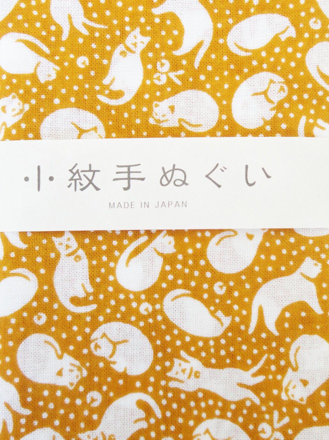 Amazon｜宮本 小紋手ぬぐい 鈴ねこ 33×90cm 33354｜手ぬぐい - ホーム  