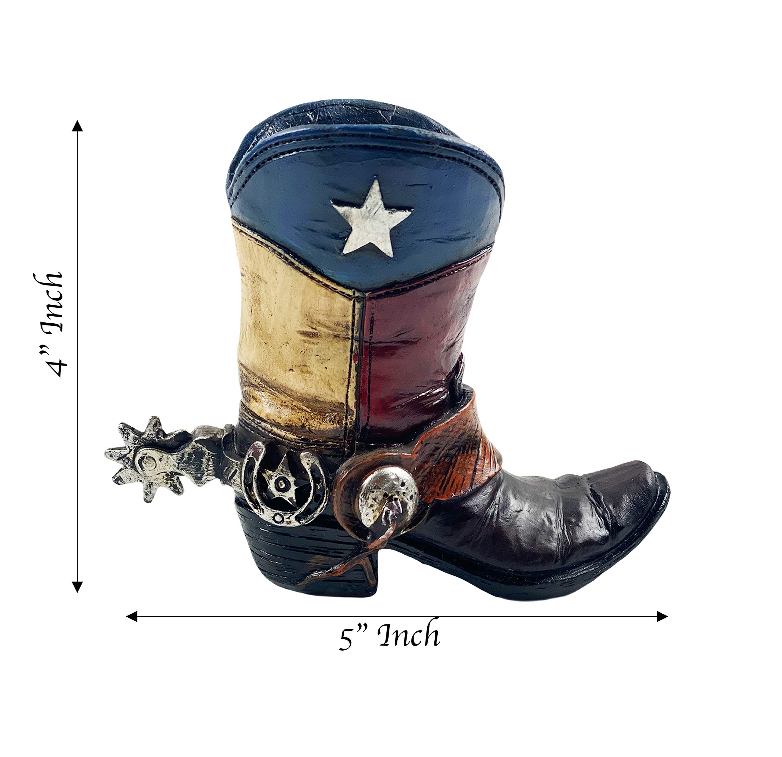 determined ウッドストック カウボーイ ブーツ 陶器 オーナメント