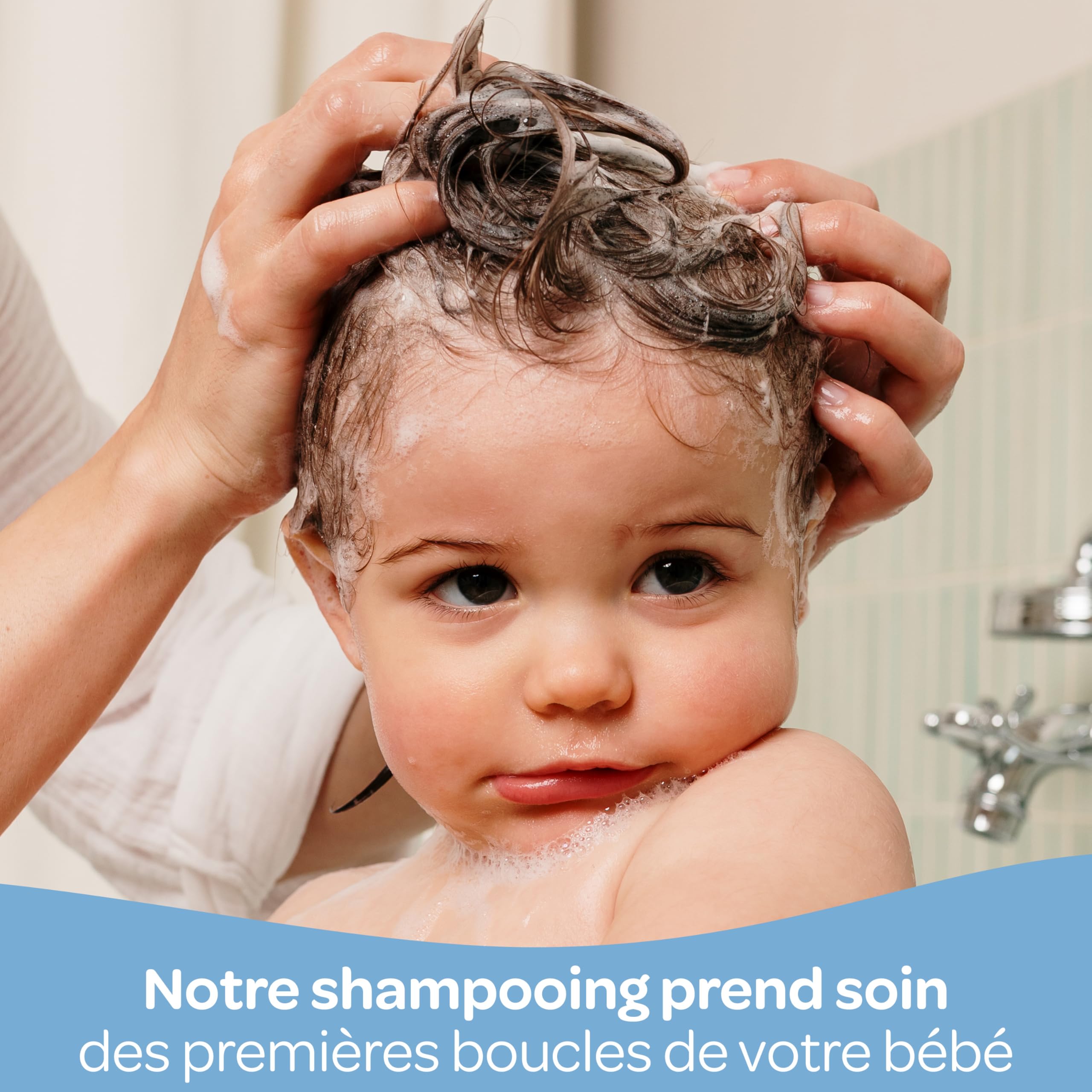 BIOLANE Shampooing Nourrissant Bébé Cheveux Secs et Bouclés 350ml | Hydrate et Assouplit les cheveux, 96% d'ingrédients d'origine naturelle, Démêle efficacement, Fabriqué en France