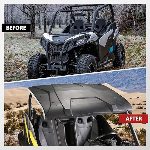 Miniatura 6 de Maverick Trail Sport Commander - 2 piezas combinadas de techo duro para Can-Am Maverick SportTrail 2018-2024, accesorios Can-Am Commander 2021-2024,