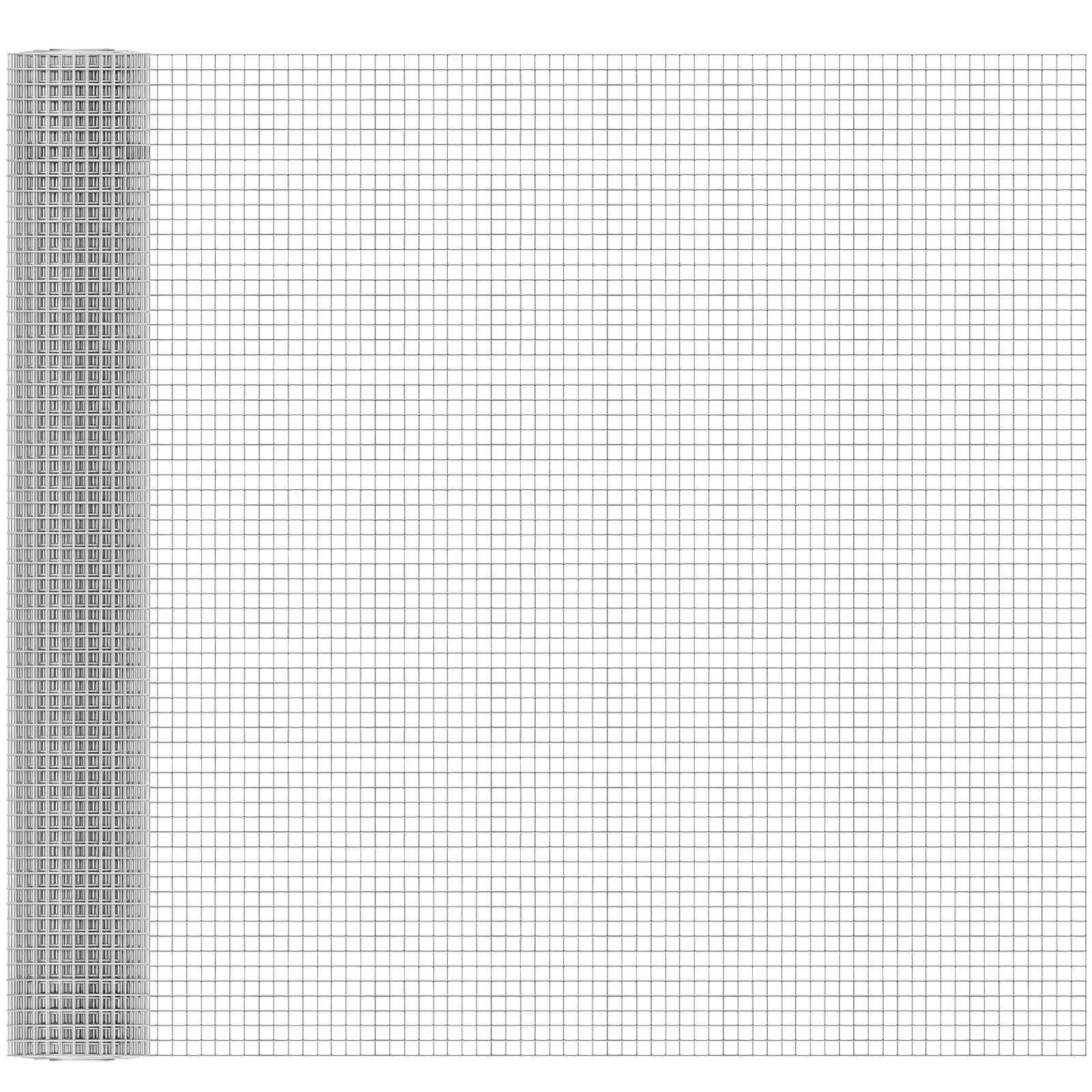 Photo 1 of 16in x 50ft 19 Gauge Hardware Cloth 1/2 Inch Mesh Roll - Galvanized Chicken Wire Fencing for Garden Fence, Poultry Netting, Gopher Barrier, Animal Cage Screen, Chicken Wire Craft Projects