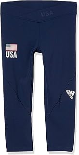 adidas Boy's USA Volleyball Alphaskin 3/4 Length Tight Tight