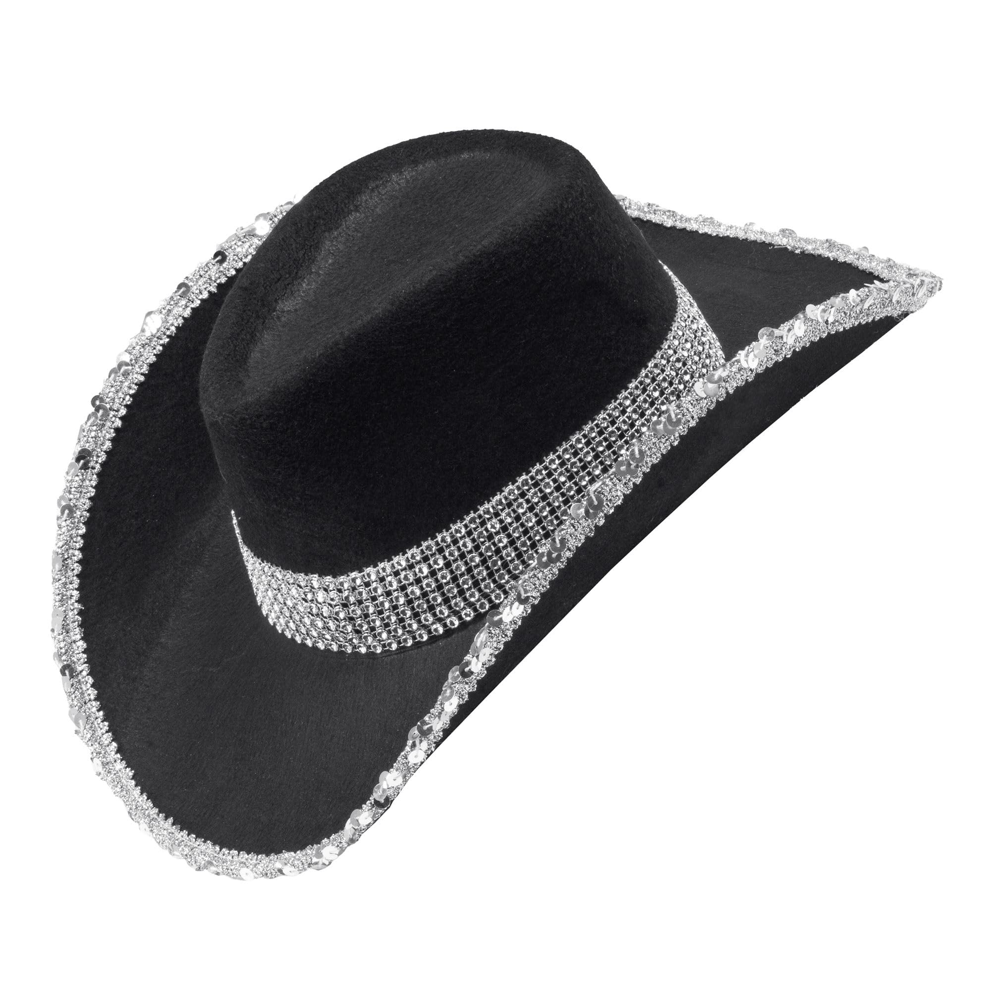 W WIDMANN MILANO Party Fashion - Cowgirl/Cowboy Hat, Western Hat, Carnival Accessory, Stag Night
